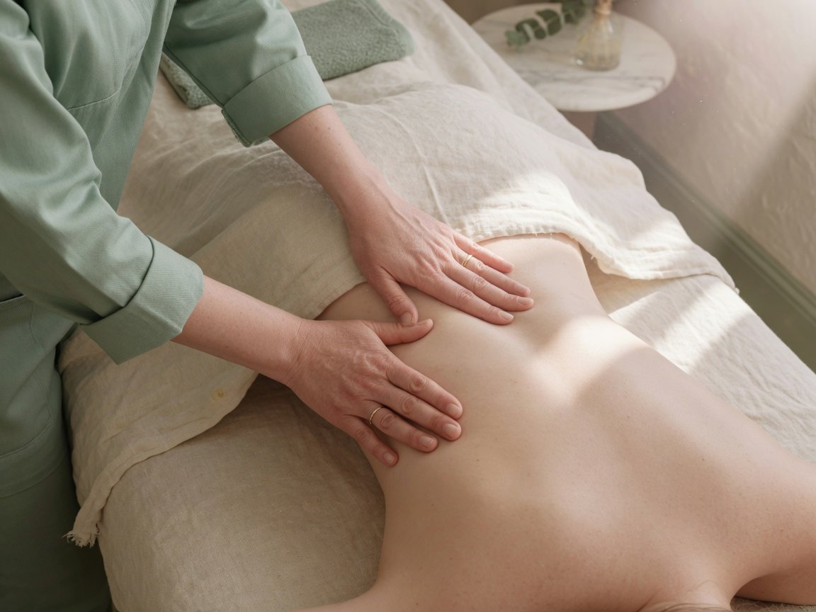 Osteopathic treatment on the couch
